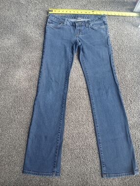  Patagonia Women's Low-Rise Straight Jeans - Style 56930 - Blue Denim Size 27